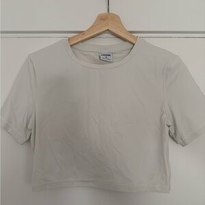 Gymshark Women's Off-White Crop Top